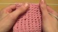 Вязание спицами узора с маленькими сердечками  ///  Knitting pattern with little hearts.