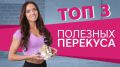 Workout. Топ-3 полезных перекуса [Workout | Будь в форме]