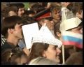 Борис Ельцин и Евгений Осин танцуют в Ростове-на-Дону перед 1-м туром выборов-96
