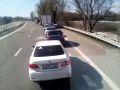 Пробка на въезде в Республику Алтай