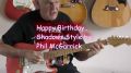 Happy Birthday. Guitar Cover In The Style Of The Shadows Played by Phil McGarrick